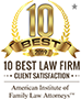 American Institute of Family Law Attorneys - 10 Best Law Firm